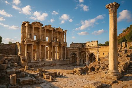 Ephesus and Pamukkale Full-Day Private Tour from Istanbul by Plane