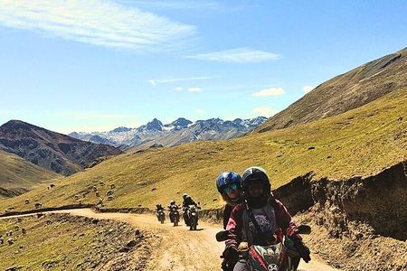 Rainbow Mountain by Car and Motorcycle