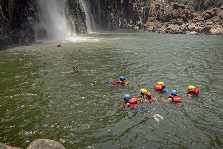 Swim Below the Victoria Falls Sprays