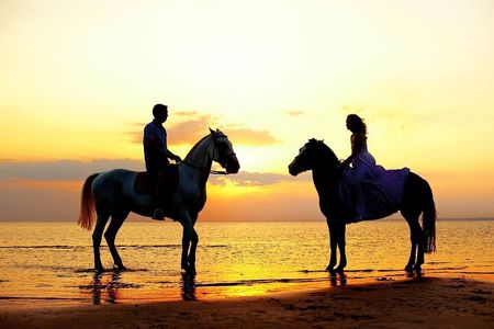 Sunset on the Beach Horseback Adventure