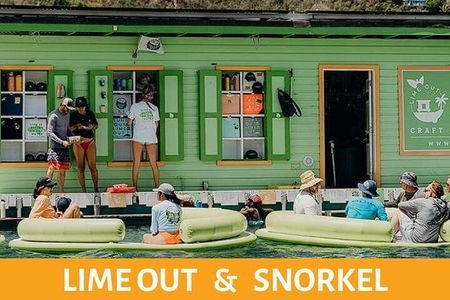 Lime Out Taco Sail and Snorkel Day Trip from St Thomas