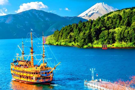 Tokyo: Mt. Fuji Cruise & Hakone Ropeway Day Trip by Bus