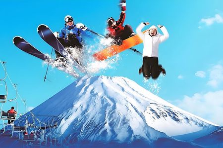 Mt. Fuji Skiing And Onsen Experience 1 Day Tour