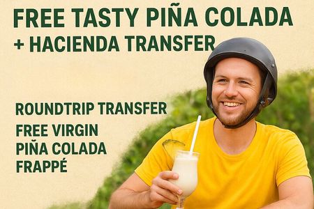Single ATV Experience: Free Piña Colada + Hacienda Transfer