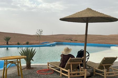 Agafay Day: Quad, Dromedary, Swimming pool, Moroccan Dinner & Show 