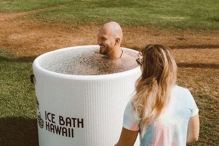 Breathwork and Ice Bath by the Ocean 