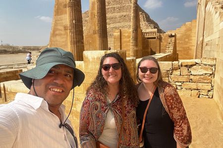 Saqqara & The Step Pyramid & Nobel Tombs & Memphis & Dashure Pyramids