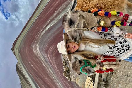 Colorful Mountain In The Cusco Region