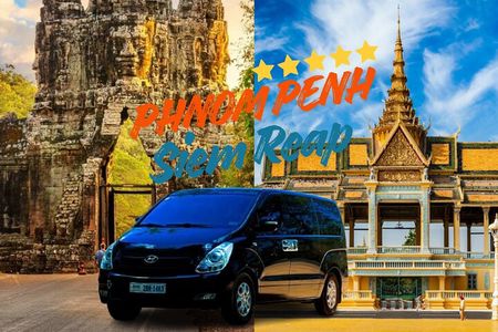 Premium Private Car or Minivan Transfer: Phnom Penh to Siem Reap