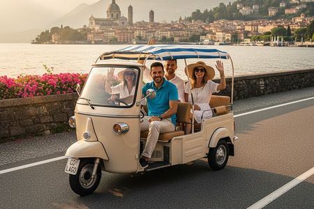 Como Dolce Vita Tour - by Ape Calesse to the city and the lake