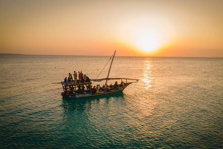 Kendwa Beach Private Sunset Dhow Cruise with Open Bar and Snacks