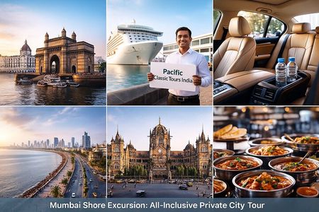 Mumbai Shore Excursion: All-Inclusive Private City Tour
