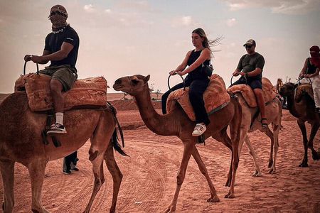 Agafay desert Quad & camel Experiences dinner under stars & show