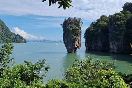 James Bond Island from Khaolak and Monkey Cave Temple