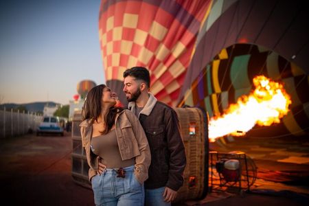 Balloon Flight at Dawn Teotihuacan + Cave + Transportation CDMX
