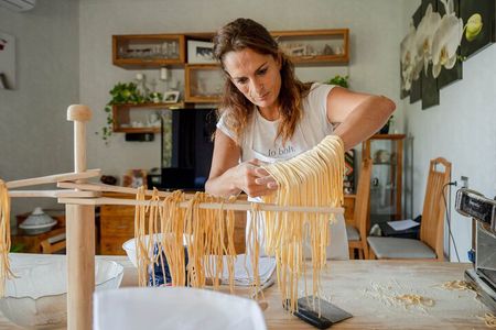 Vinci Pasta Cooking Class with Wine and Aperitivo