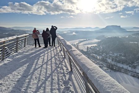 Scenic Bastei Bridge with Boat Trip & Lunch: DayTour from Dresden