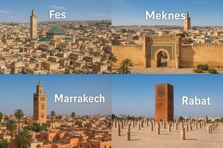 Morocco Imperial Cities 4 Day Private Tour from Fes to Marrakech