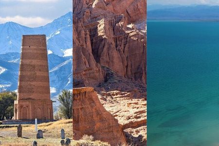 All-Inclusive Day Trip: Burana, Canyons & Issyk Kul with Pickup