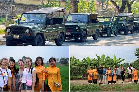 Hanoi Jeep Tours Led By Women: Hanoi Countryside Half Day 