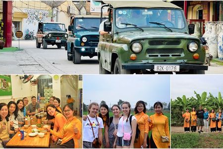 Hanoi Jeep Tours Led By Women: City & Red River Half Day