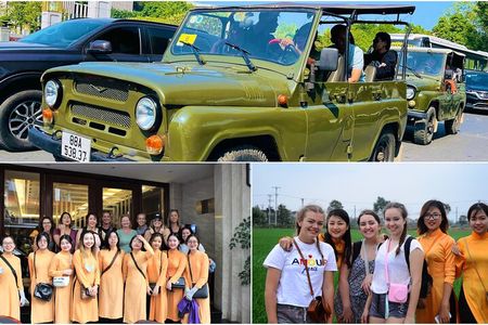 Hanoi Jeep Tours Led By Women: City and Countryside Half Day