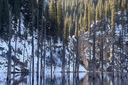 Big trip in 1 day: Kolsai, Kaindy Lake, Black, Charyn, Canyon.