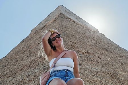 From Airport: Giza Pyramids,grand Museum and Quad Bike Adventure