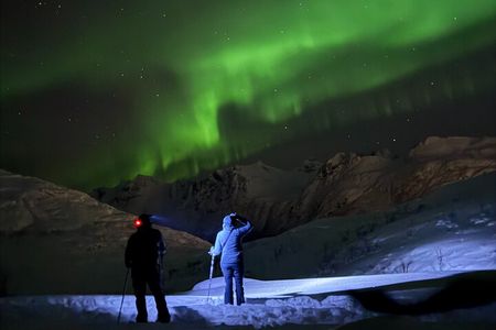 Snowshoe Expedition with Local Guides in Artic Terrain