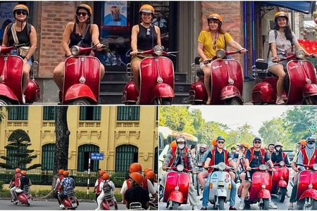Hanoi Back Streets Vespa Tours: Hanoi Vintage Vespa Tours City