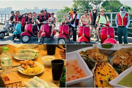 Hanoi Vespa Tours: Hanoi After Dark Vespa Food Tours
