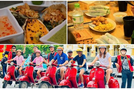  Hanoi Vespa Tours: Hanoi Vintage Vespa Food Tours 