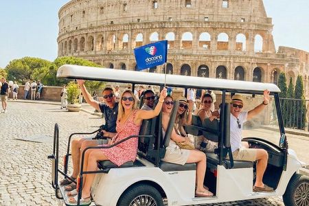 Explore Rome by Golf Cart with Professional Tour Guide