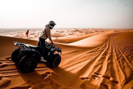 VIP Red Dunes Safari With Quad Bike & Camel Ride, Dinner & Shows