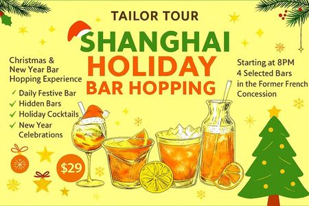 Shanghai bar hopping tour in the former French concession