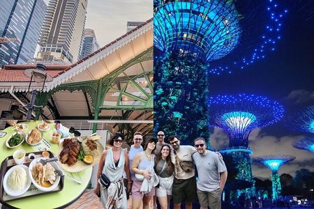 Combo: Chinatown Food tour, River cruise, 2 top-visit Light shows