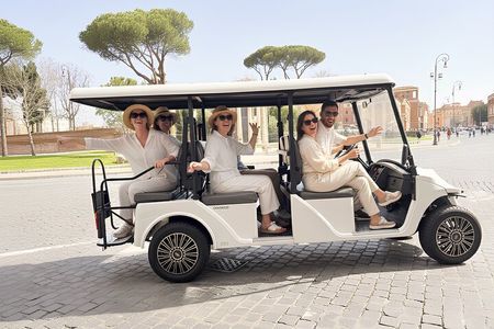 Rome: Explore Top Attractions by Exclusive Golf Cart Tour