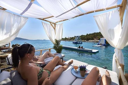 Blue Lagoon, Trogir & Underwater Museum Half Day Tour from Split