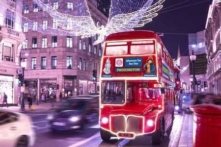 Paddington Bear - Christmas Afternoon Tea Bus Tour in London