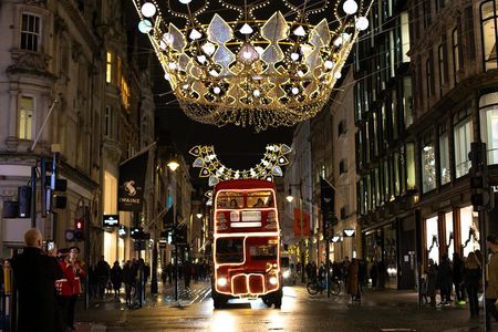 Christmas Afternoon Tea Bus Tour in London