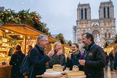 Paris Christmas Market Tour Notre Dame and Festive Food Tasting