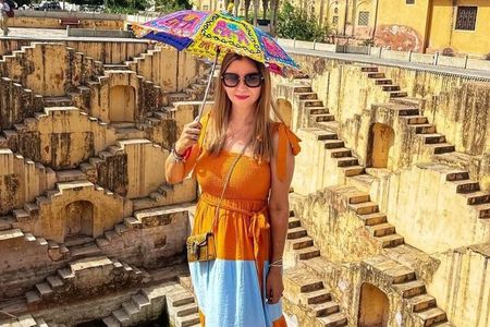 Jaipur Amer Fort, Jal Mahal & Stepwell Private Half-Day Tour