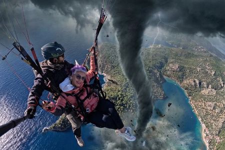 Paragliding In Fethiye Oludeniz, Turkey