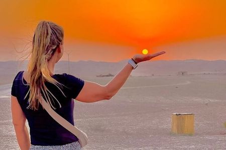 Desert Agafay Trip with Dinner and Quad Bike/ Sunset Camel Ride