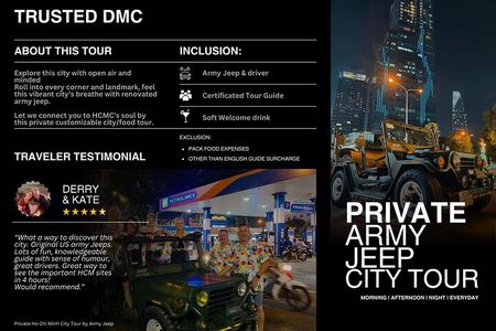 HCMC Private Jeep | Unforgettable Culture City Tour