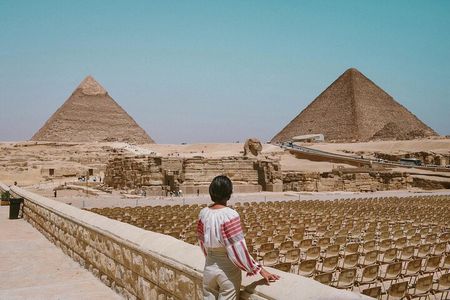 New Grand Egyptian Museum, Pyramids& Sphinx from Hurghada