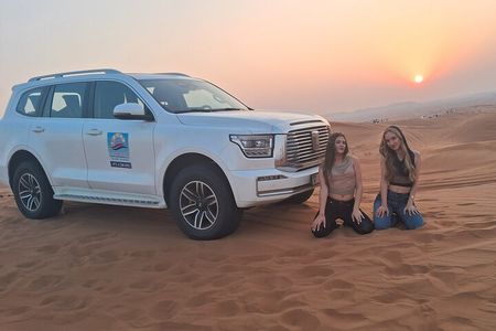 Private Evening Desert Safari Camel, Falcon & BBQ at Premium Camp