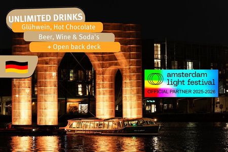 Amsterdam Light Festival Tour in German | Including Drinks