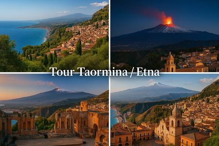 Private Etna & Taormina Day Tour from Palermo