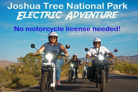 Guided Electric Motorbike Tour inside Joshua Tree National Park